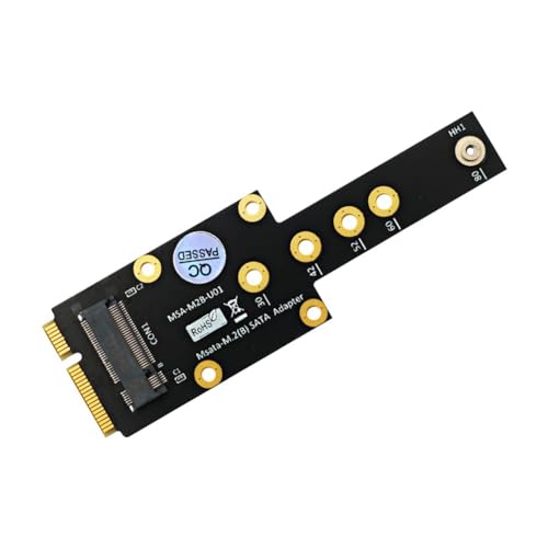 Bloepum MSATA to M.2 Key B Adapter M.2 SSD to MSATA Adapter MSATA to M.2 Key B SSD Adapter