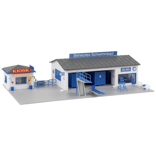 FALLER 190136 H0 Kit d'action Loisirs piscine miniature décor train