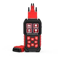 Motorrad-Diagnosewerkzeug, M4 Motorrad-Diagnosewerkzeug, Motobike-Codeleser, kompatibel mit Kawasaki 4/5/6P, Yamaha 3/4P, Honda 4P, Suzuki-I-4P, Suzuki-III-6P, Kawasaki 1/2/3P, VESPA/KTM Generation IV