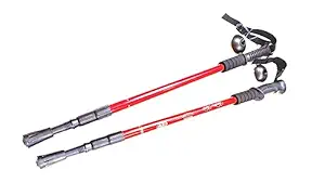 Ship Sai Traders Walking Stick Pack of 2 | Trekking Pole | Lightweight, Antishock, Foldable (Multicolour)