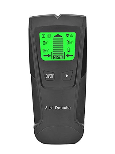 3 in 1 Metalldetektor zum Finden von Metall Holznieten AC Spannung Live Wire Detect Wall Scanner Elektrischer Box Finder Wand Detektor,