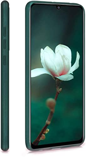 Image of WOW IMAGINE Soft 360 Degree All Sides Protection with Anti Dust Plugs Shockproof Slim Silicone Back Case Cover for Samsung Galaxy M21 / M30s / M21 2021 Edition - Olive Green