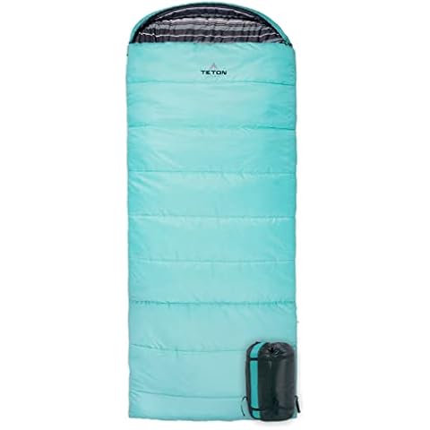 TETON Sports Celsius Regular, 0 Degree Sleeping Bag, All Weather Bag for Adults and Kids Camping Made Easy and Warm Compression Sack Included Cover
