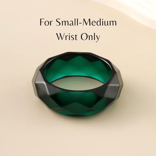 Bracelet jonc à facettes léger pour éviter les bijoux lourds et ternes - 2