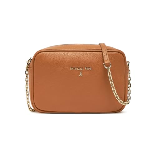 PATRIZIA PEPE Bolso mujer bandolera de piel MAGICAL SUMMER CUERO CB0071L001B815, Verano Cuero