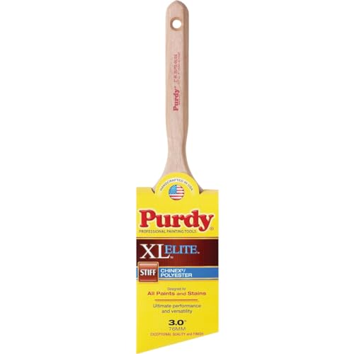 Image of Purdy 144152530 XL Elite Series Glide Angular Trim Paint Brush, 3 inch