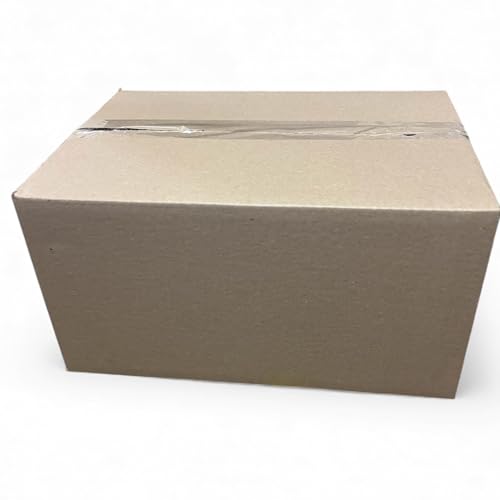Lote de 20 cajas de cartón para envíos, mudanzas y almacenaje 17×15×12 cm | Onda simple | Fabricadas en España