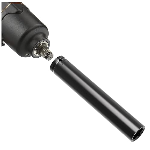 Image of 1 /2 Inch Drive by 19mm(3 /4-Inch) Deep Impact Socket, Heat-Treated CR-V Steel 6 Inch Length, 6-Point Metric Sizes