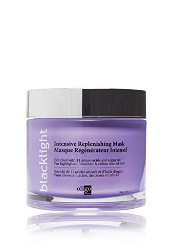 Oligo Professionnel Blacklight Intensive Replenishing Hair Mask for Dry Damaged Hair and Growth with 11 Amino Acids | Damaged Hair Treatment Mask | Sulfate Free Hair Mask