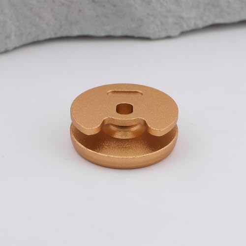 Image of 1pc Joystick Cap Metal Buttons Replacement Thumb Pad Cap Analog Compatible with Nintendo New 3DS 2DS XL LL Gold Metal Thumbstick Grip