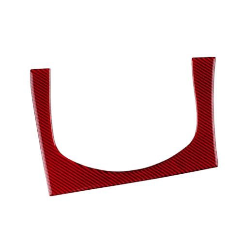 ISIATUGQ Mini Cooper Hatch R50 R53 2001 2002-2004 に適合 車ダッシュボードコンソールサイドエアアウトレットカバートリムインテリアステッカー(LHD ABOVE RED,For r53 01-04)