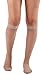 ABSOLUTE SUPPORT Made in USA Sheer Compression Socks for Women 15-20 mmHg - Support Hose Knee High Stockings, Nude, Medium