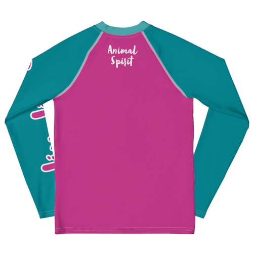 Youth Girls No Gi Jiu Jitsu Rash Guard - Cheetah, BJJ, MMA, Wrestling, Martial Arts2