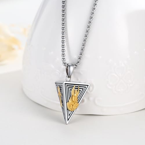 Eye of Horus Necklace 925 Sterling Silver Egyptian Pendant Jewelry Protection Gifts for Men Women3