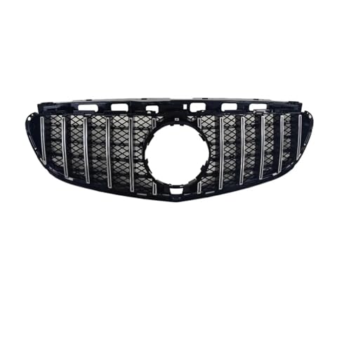 Eクラス W212 2013-2015 ミドルメッシュフロントバンパーグリル グリルグリッド ボディキット チューニングアクセサリー(13-15 GT Silvery)