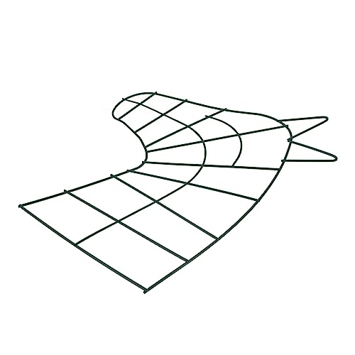 GRIRIW Decorative Metal Wire Wreath Frame for Flower Garlands Iron Wreath Holder for Wedding Holiday Decorations Burr Design for Use