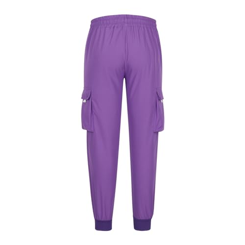 Mens Hippie Pants Streetwear Teen Boys Baggy Tactical Cargo Pants Outdoor Hiking Joggers Wide Leg with Multic-Pocket3