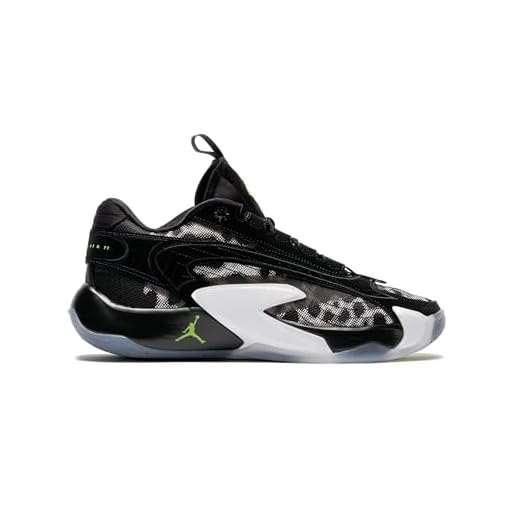 Jordan Men's Luka 2 Black/White-Volt (DX8733 017) - 10, Black/Volt/White