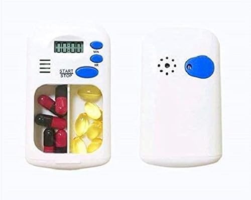 Miniatura 3 de Caja de píldoras digital LCD con alarma eléctrica Mini contador de tiempo con alarma eléctrica digital LCD alarma eléctrica medicina pastilla caso 2