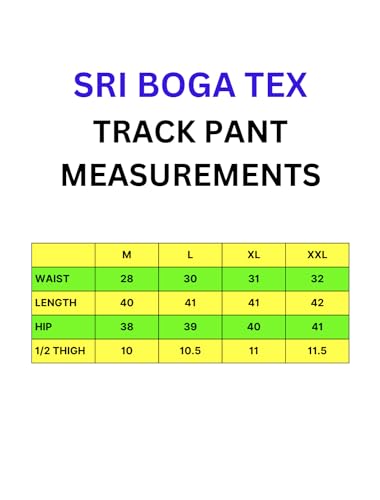 Image of SRI BOGA TEX Mens Track Pant for Men and Women, Slim FIT Pants,Mens Casual Trousers