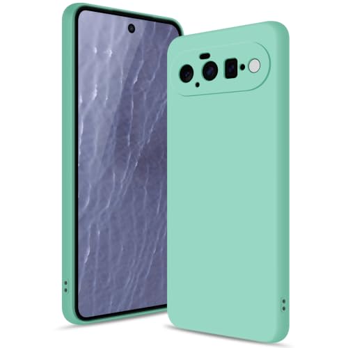 Btstring Silicone Case for Google Pixel 11, Mint Green