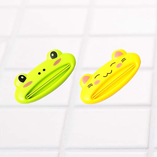 Milisten 8pcs Cartoon Animal Toothpaste Squeezer Reusable Extruder for Cleanser and Tube Easy Squeeze Dispenser for Family Random Color and Style - Image 3