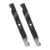 742-0739 19" Mulching Mower Blade, Compatible with MTD Cub Cad et T ro yBilt Walk Behind 19 Inch Deck Mower CC550SP ES CC500 CC189, Replace 942-0739, 2 Pack