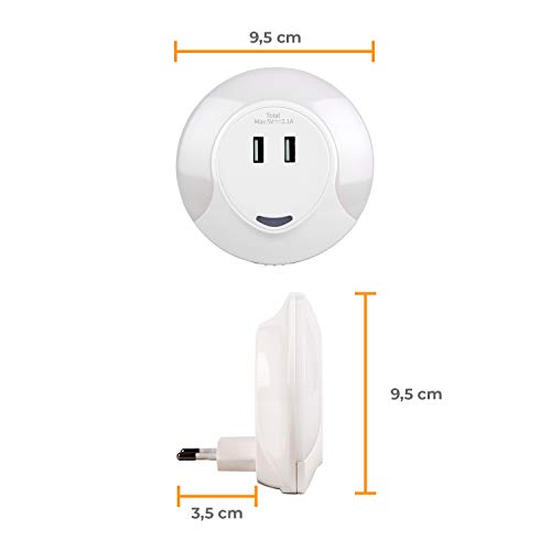 Luce notturna LED con sensore di Crepuscolo e