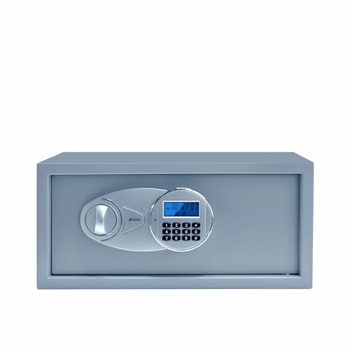 Image of Ozone 26.3 Litres Digital Safe Locker for Home & Office - Digital Lock, 1-Way Unlocking (Password), Size: 200H x 430W x 380D mm, Weight: 11kg, 2-Year Warranty (Grey)