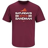 Saturdays T-Shirt for Va Tech College Fans (SM-5XL) (Maroon Short Sleeve, X-Large)