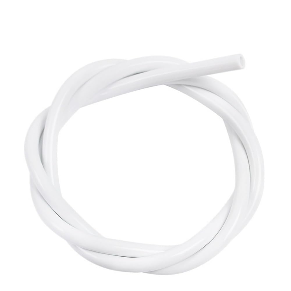 Gohapy White Rubber Strip 1 Piece Silicone Water Resistance Tube, Flexible Rubber Soft Pipe Id 5Mm 4Mm 3Mm For Architecture(,5Meters*0.5Mm*1Mm)