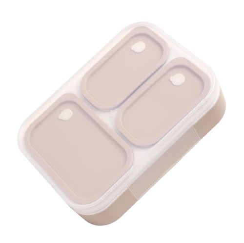 MyneeMoe Kosta-3 Stainless Steel Insulated Lunch Box | Leakproof & Spill-Proof Tiffin Box with Clip Lock | Bento Box for Office, School & Travel | Keeps Food Hot & Fresh (Beige) MyneeMoe Kosta-3 Stainless Steel Insulated Lunch Box | Leakproof & Spill-Proof Tiffin Box with Clip Lock | Bento Box for Office, School & Travel | Keeps Food Hot & Fresh (Beige)