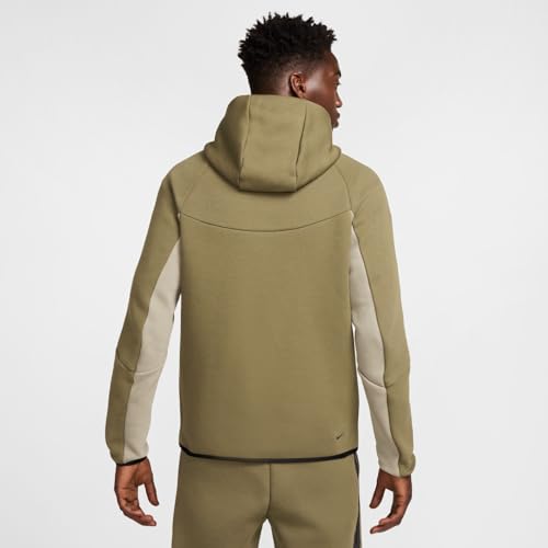 Nike HV0949-222 Men's Tech Fleece Hoodie with Zip Green3