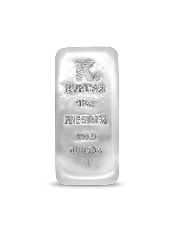 Kundan 1 kg(999.9) Silver Cast Bar