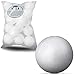 Smooth White Craft Foam Polystyrene Round Balls by MT Products (2.25 Inch) (18 Pieces)