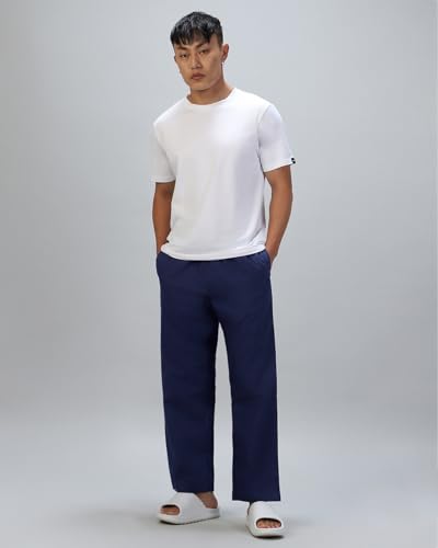 Image of Bewakoof Men's All Over Printed Regular Fit Cotton Pyjamas