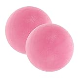 Toddmomy 2 Piezas bola de masaje rodillo de masaje bolas de pelota de pelota suiza bolas de pelota de ejercicio pilates bola central tipe rosa