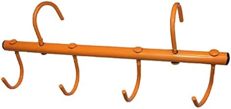 Epic Animal New The Tack Rack/Steel / 6 Hooks / 18" Long x 7.5" Tall Orange : Pet Supplies