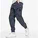 Mens Casual Cargo Pants Fashion Elastic Waist Cord Chino Sweatpants Ripstop Athletic Workout Joggers Tracksuit Bottoms Relaxed Fit Outdoor Hiking Sportwear Grey