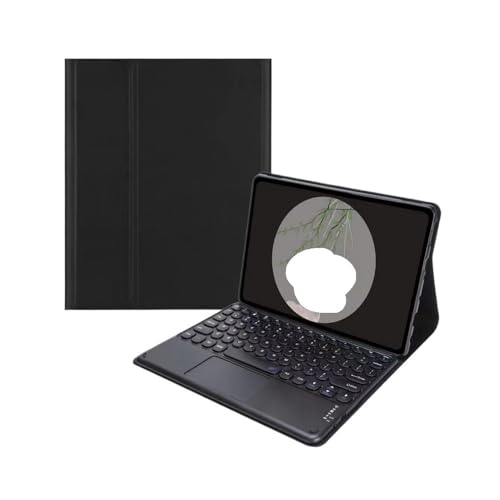 Funda con teclado Redmi Pad SE 11 con teclas redondas y soporte de cuero retroiluminado 2