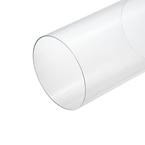 MECCANIXITY Acrylic Pipe Clear Rigid Round Tube 145mm(5.7