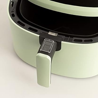 CREATE/FRYER AIR PRO LARGE/Heißluftfritteuse 6.2L Grün/Mit Timer, Monitor LCD, praktisch, einfache Bedienung, 360º-Luftzirkulationssystem, 1800W – Bild 6
