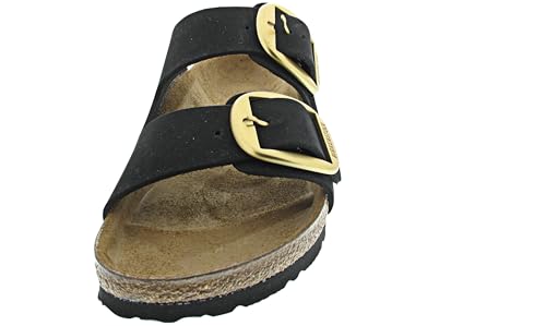 Image of BIRKENSTOCK Arizona Big Buckle 1023290 Sandals Black Nubuck N