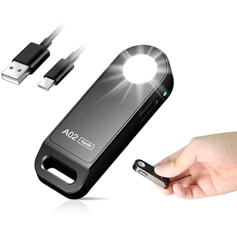 Brinyte A02 Keychain Flashlight Rechargeable 125 Lumens Mini LED Pocket Flashlight, IPX6 Waterproof Portable Handheld Light for Camping, Everyday Carry and Emergency Cover