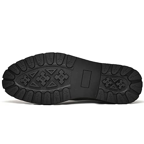 Men's Chelsea Boots For Men Oxfords Dress Leather Shoes Mens Formal Casual Man Work Fashion Black Brown Size Loafers Slip On Male Hiking Cowhide Shoe High Top4