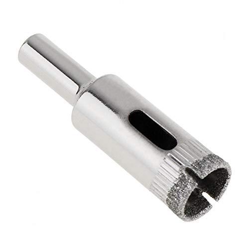 Broca de núcleo diamantada 12 mm para vidrio y cerámica miniatura 1