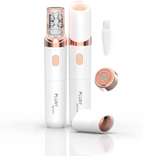 Pluxy Epil Pro 3.0 Women Face Epilator Face Body Epilator - Painless Cordless Hair Removal Device for Facial,Bikini,Legs, Dry Wet Use with Smooth Skin Kit