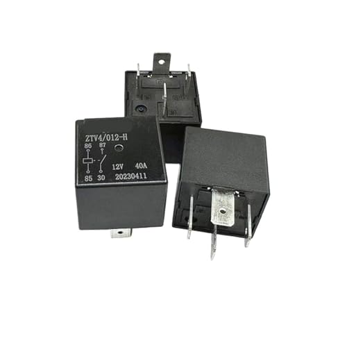 Relé automotriz ZTV4/012-H 12V 40A de 4 pines con alta resistencia de contacto