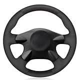 FRIGENN Suede Car Steering Wheel Cover, for Nissan Primera P12 X-Trail T30 2001-2007 Terrano 2 2002-2006, for Samsung SM3 2005