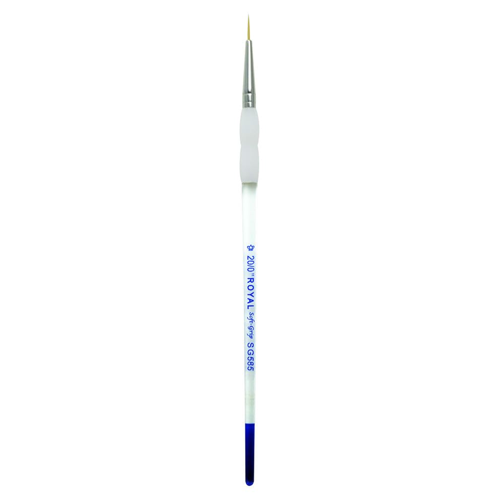 Royal & Langnickel Clear Royal Soft-Grip Series Sg585 Gold Taklon Script Liner (Size 0)